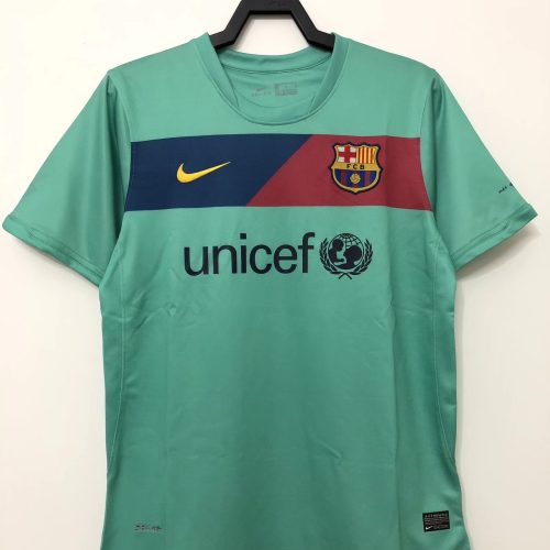 2010-2011Barcelona  away short sleeves