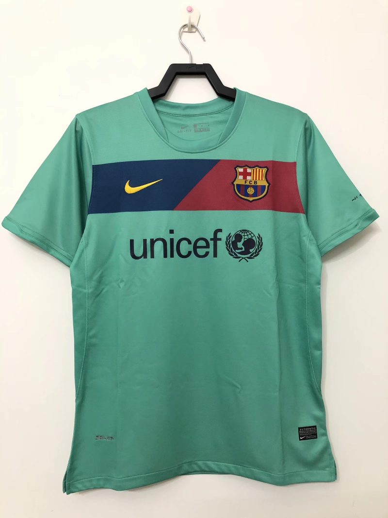 2010-2011Barcelona  away short sleeves