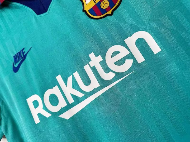 2019-2020 Barcelona  away short sleeves