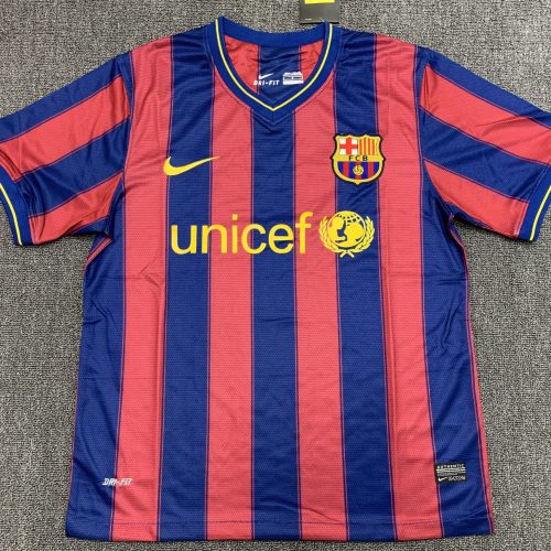 2009-2010 Barcelona home short sleeves