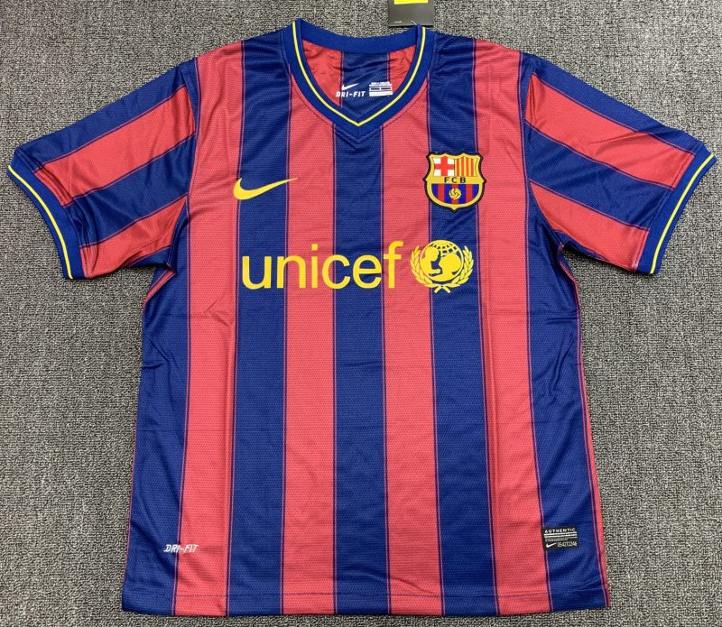 2009-2010 Barcelona home short sleeves