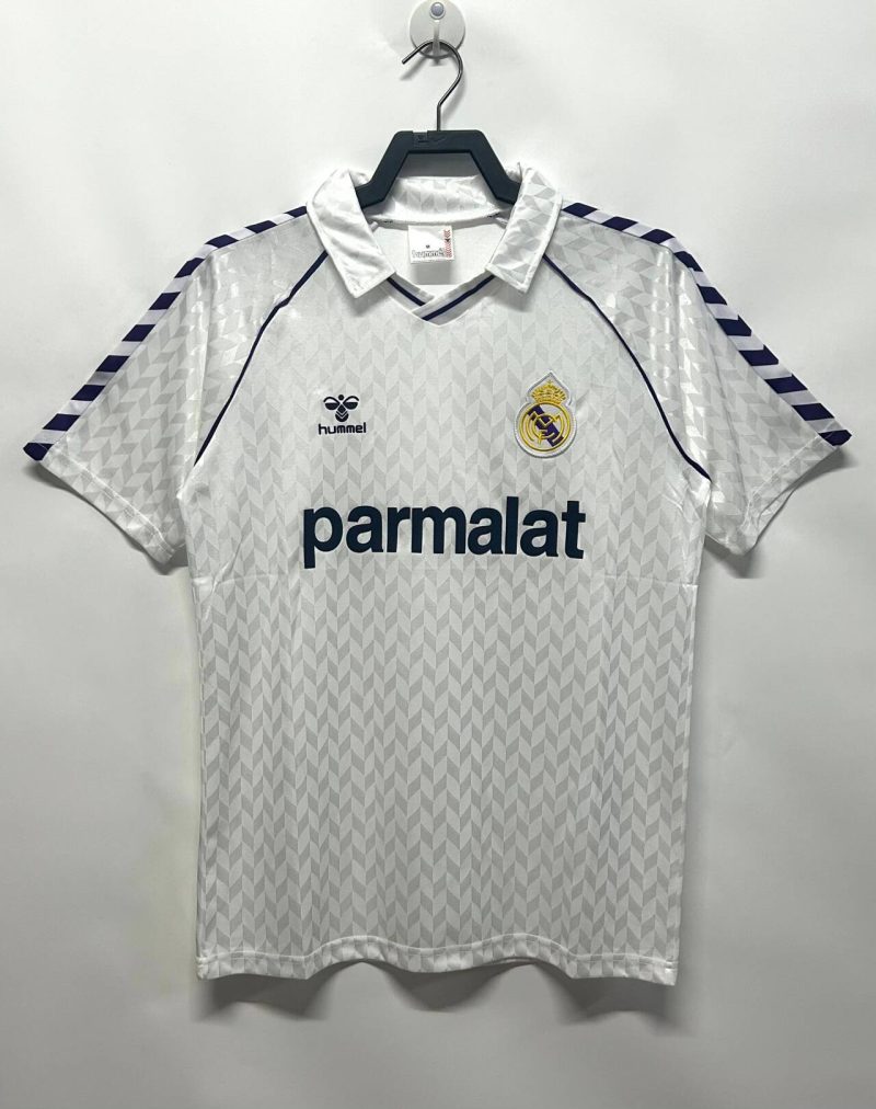 1986-1987 Real Madrid home short sleeves