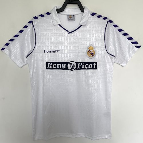 1988-1990  Real Madrid home short sleeves