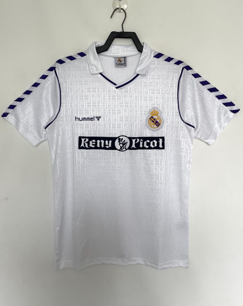 1988-1990  Real Madrid home short sleeves