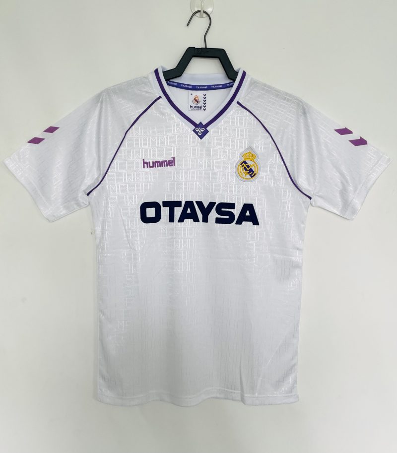 1990-1992 Real Madrid home short sleeves