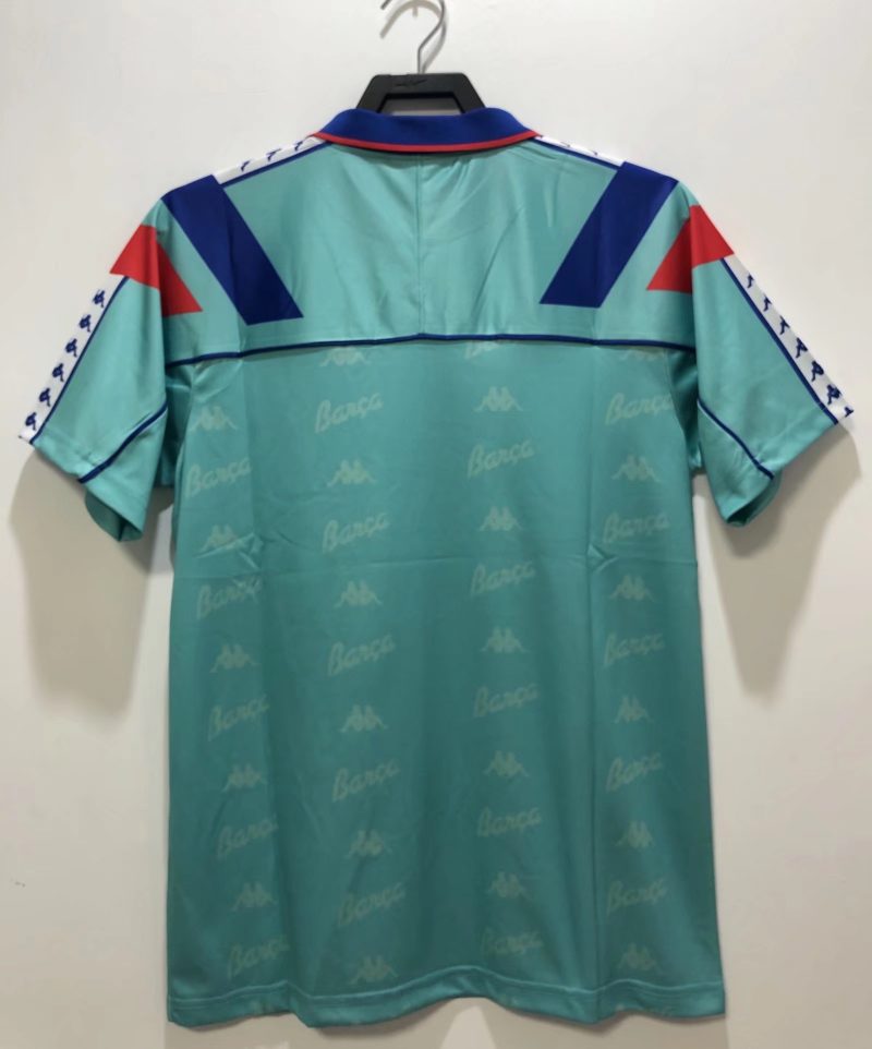 1992-1995 Barcelona  away short sleeves