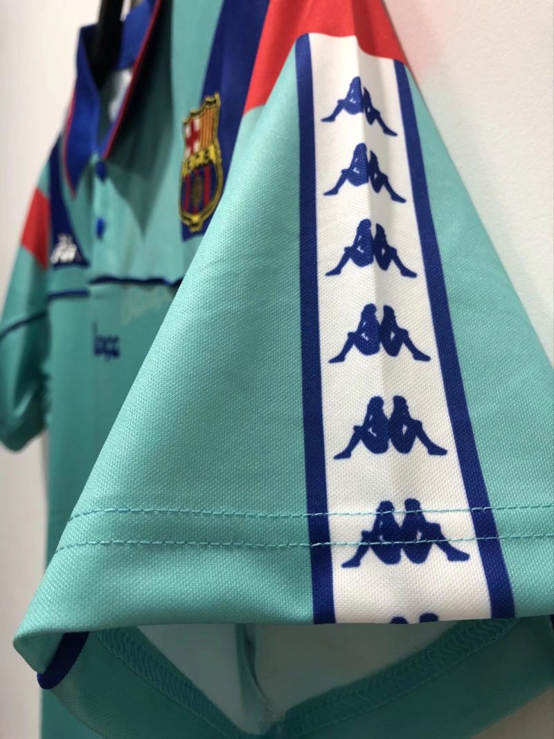 1992-1995 Barcelona  away short sleeves