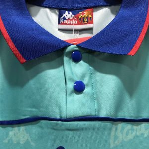1992-1995 Barcelona  away short sleeves
