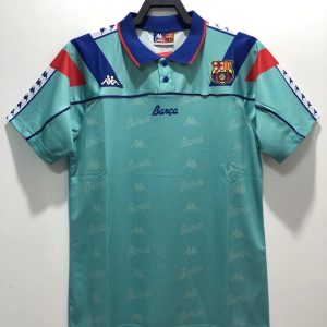 1992-1995 Barcelona  away short sleeves