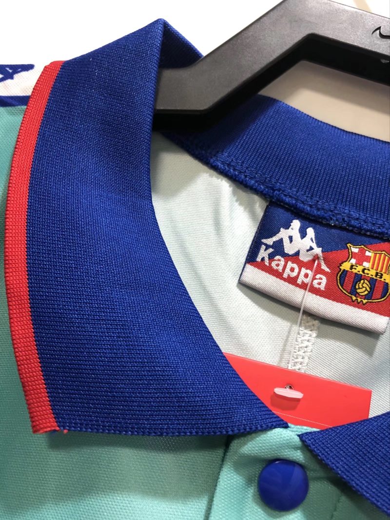 1992-1995 Barcelona  away short sleeves