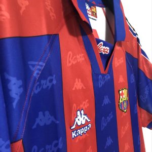 1996-1997 Barcelona home short sleeves