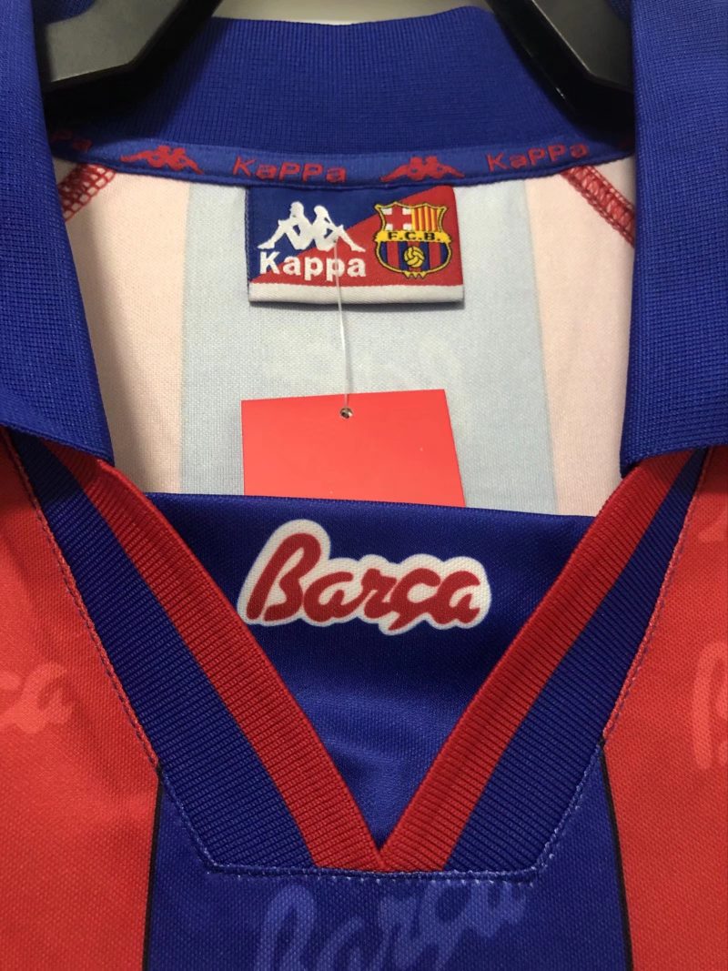 1996-1997 Barcelona home short sleeves