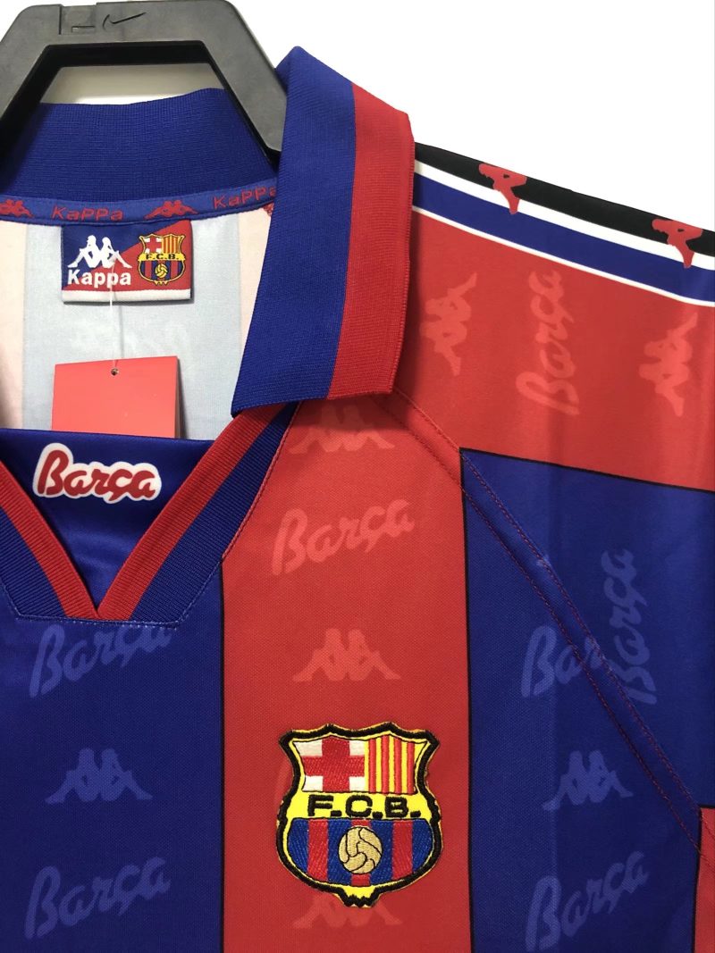 1996-1997 Barcelona home short sleeves