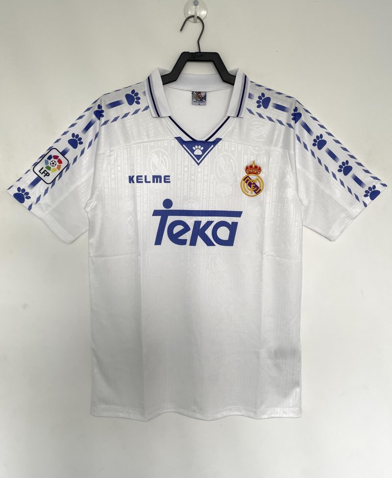 1996-1997 Real Madrid home short sleeves