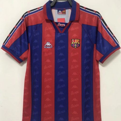 1996-1997 Barcelona home short sleeves