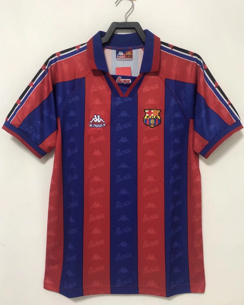 1996-1997 Barcelona home short sleeves