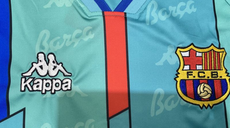 1996-97 Barcelona away short sleeves
