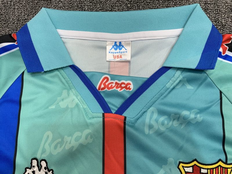 1996-97 Barcelona away short sleeves