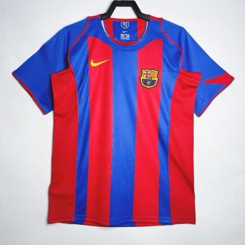 2004-2005 Barcelona home short sleeves