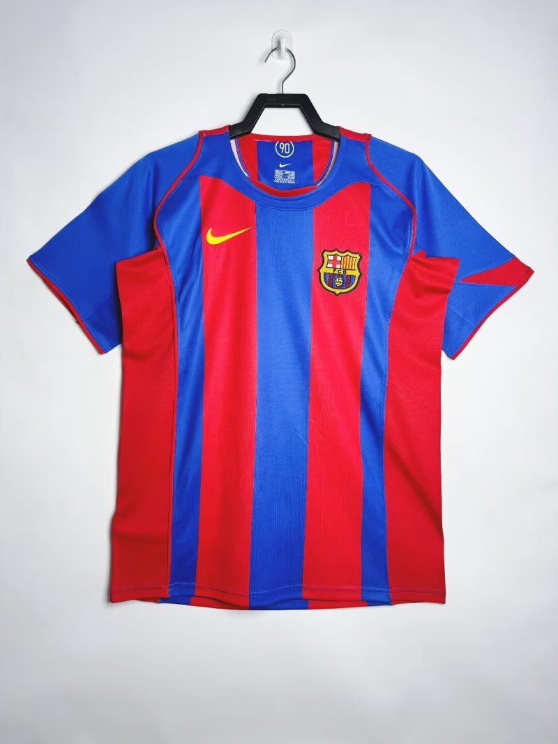2004-2005 Barcelona home short sleeves
