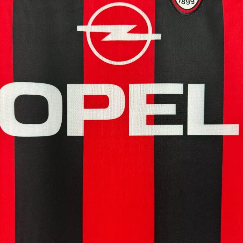 2000-2002 AC Milan home short sleeves