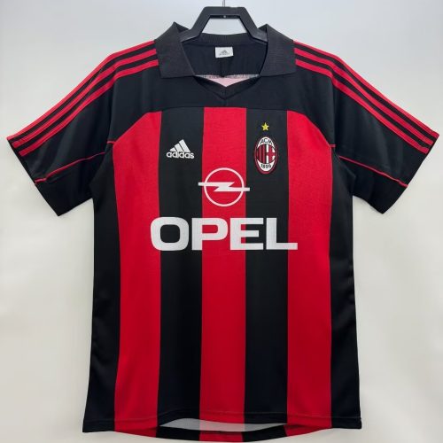2000-2002 AC Milan home short sleeves