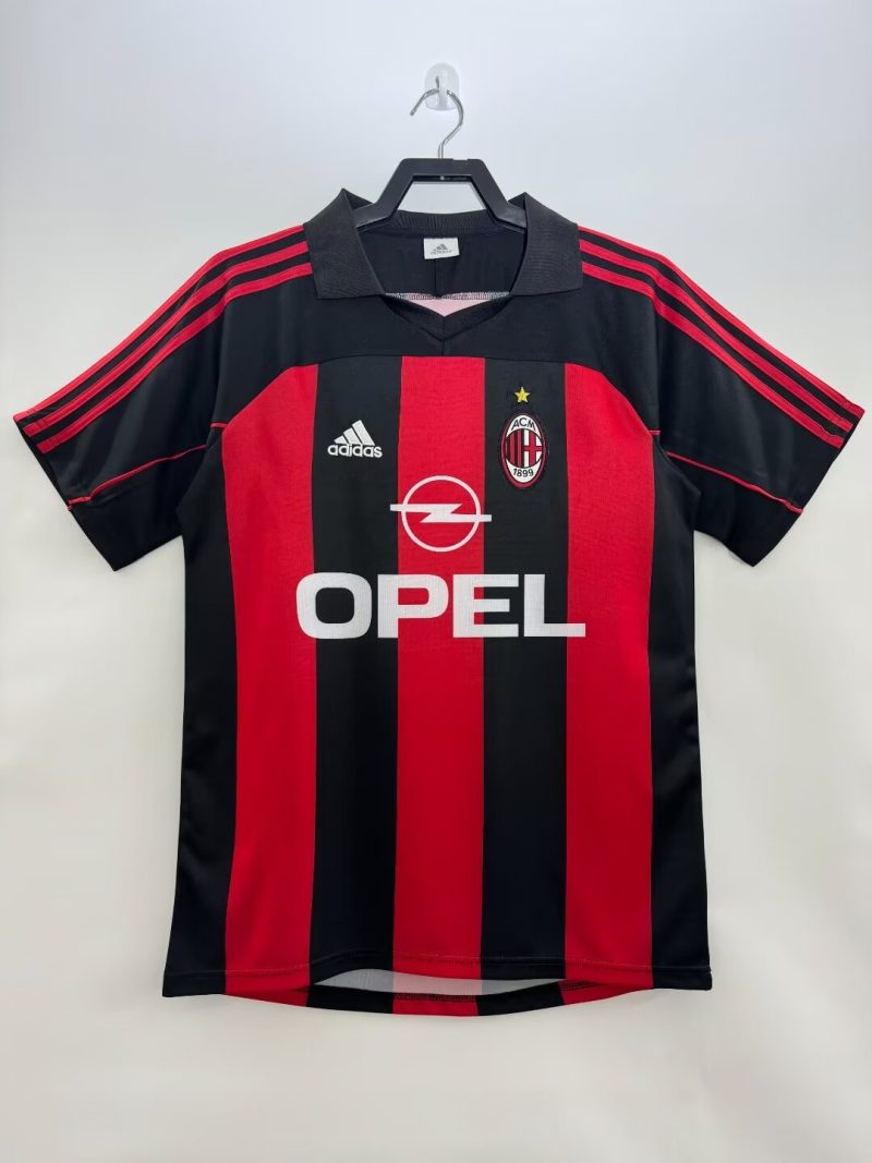 2000-2002 AC Milan home short sleeves