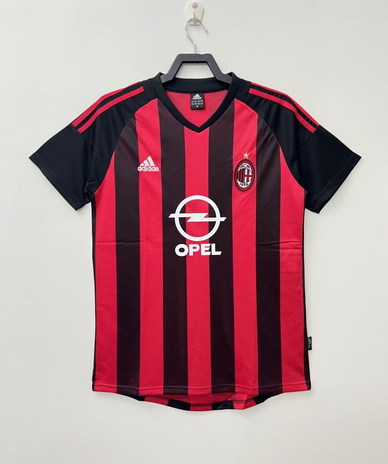 2002-2003 AC Milan home short sleeves