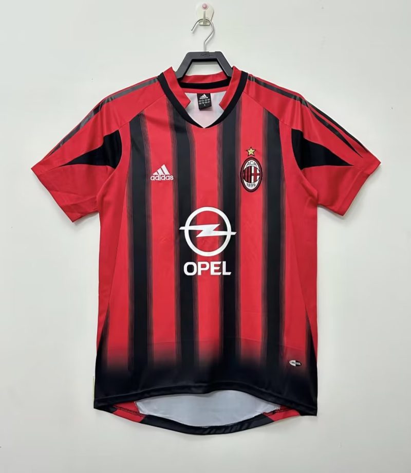 2004-2005 AC Milan home short sleeves