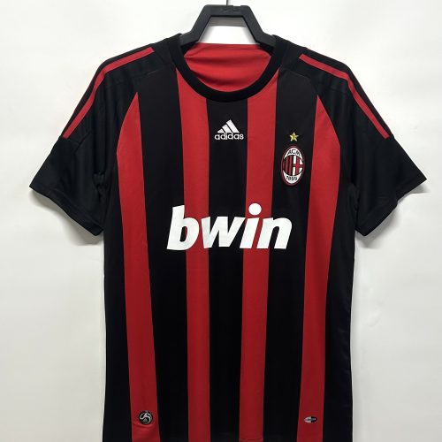 2008-2009 AC Milan home short sleeves