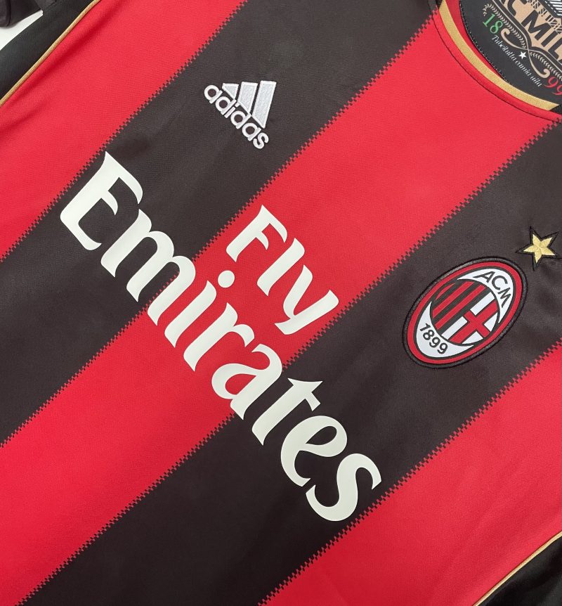 2010-2011 AC Milan home short sleeves