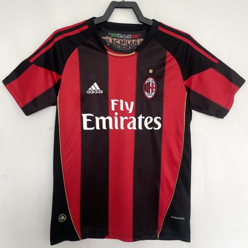 2010-2011 AC Milan home short sleeves