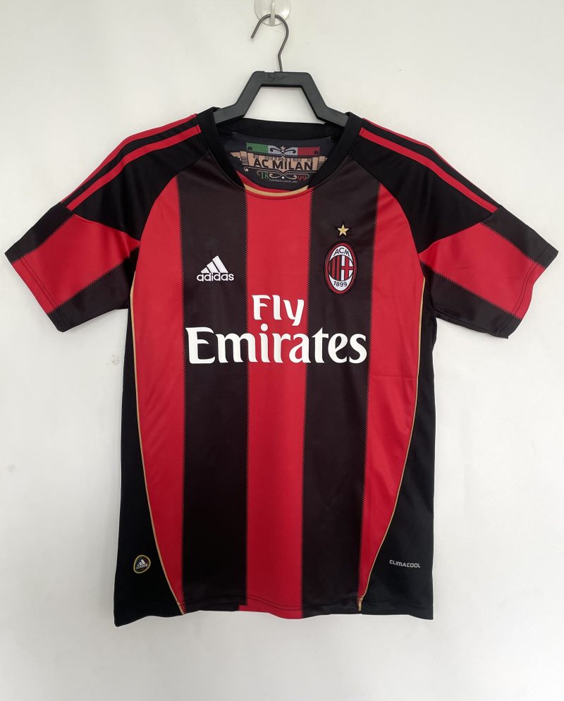 2010-2011 AC Milan home short sleeves