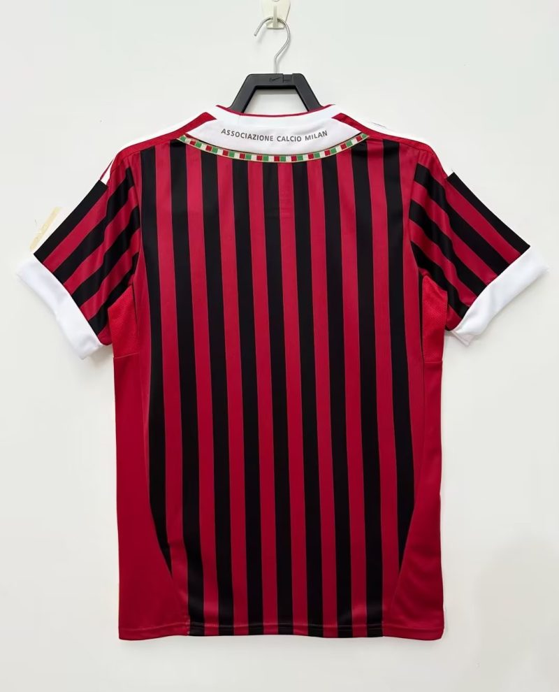 2011-2012 AC Milan home short sleeves