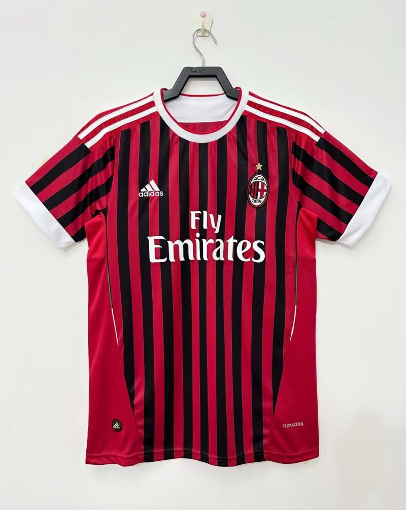 2011-2012 AC Milan home short sleeves