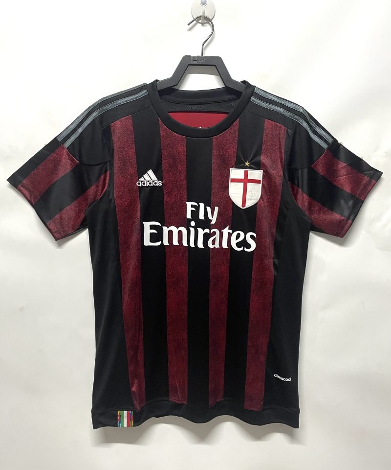 15-16 2015-2016 AC Milan home short sleeves