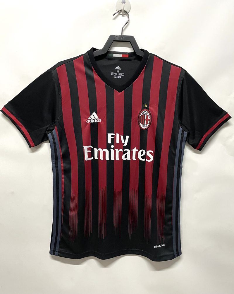 2016-2017 AC Milan home short sleeves