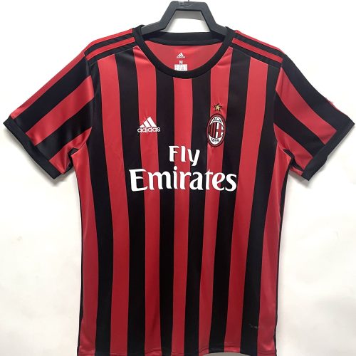 2017-2018 AC Milan home short sleeves