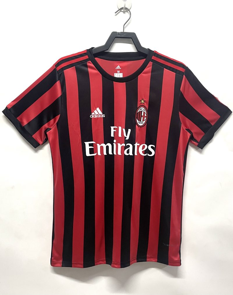 2017-2018 AC Milan home short sleeves
