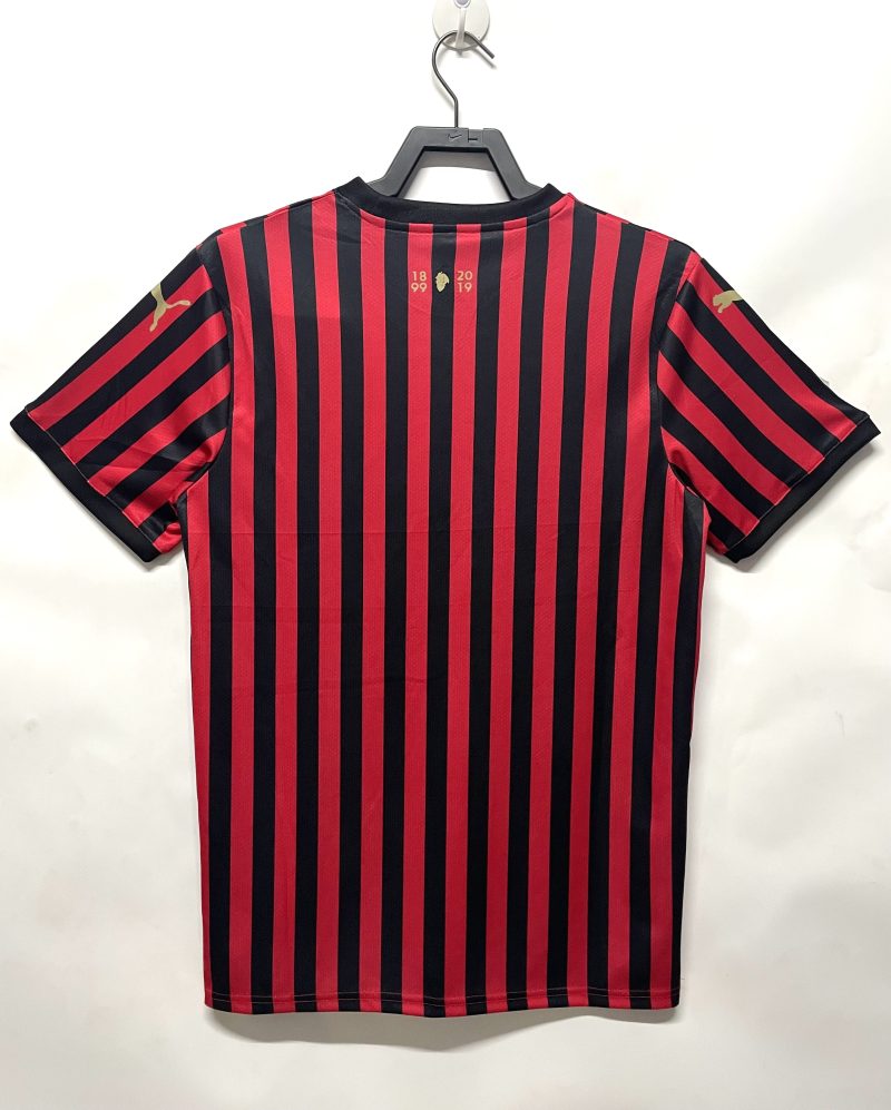 1899-2019 AC Milan home short sleeves