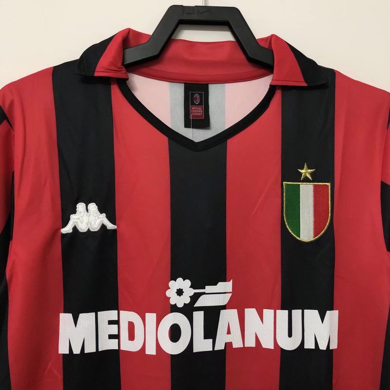 1988-1989 AC Milan home short sleeves