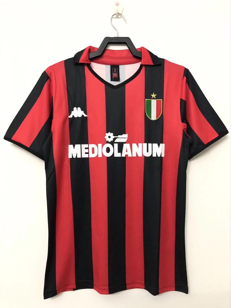 1988-1989 AC Milan home short sleeves
