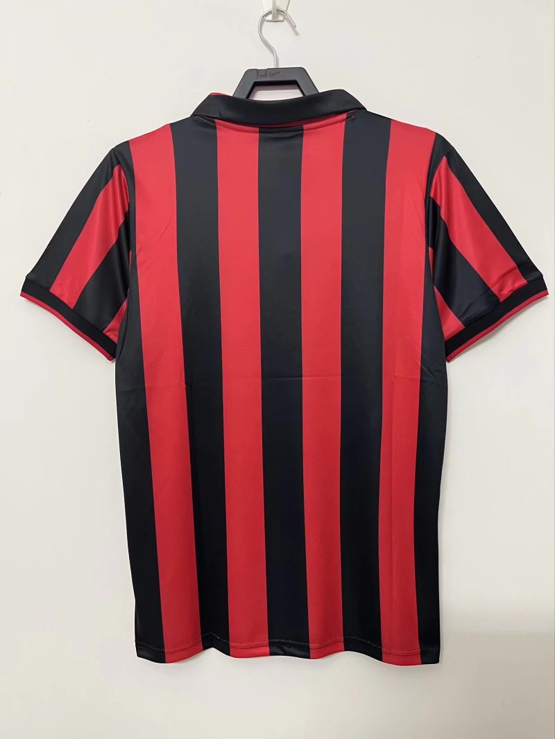 1990-1991 AC Milan home short sleeves
