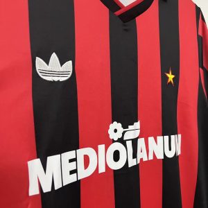 1990-1991 AC Milan home short sleeves