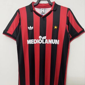 1990-1991 AC Milan home short sleeves