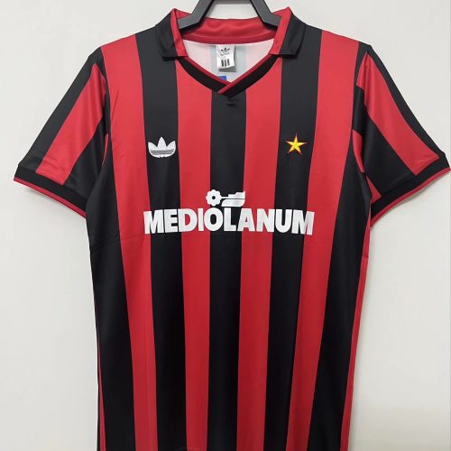 1990-1991 AC Milan home short sleeves