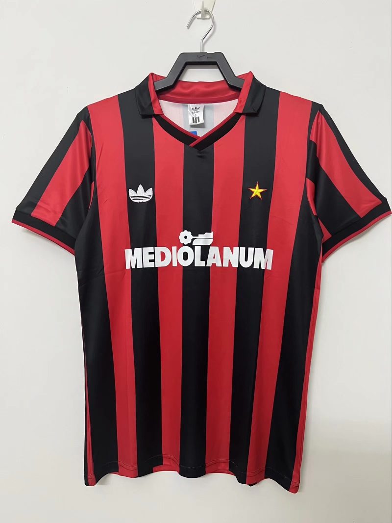 1990-1991 AC Milan home short sleeves