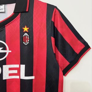 1995-1996 AC Milan home short sleeves