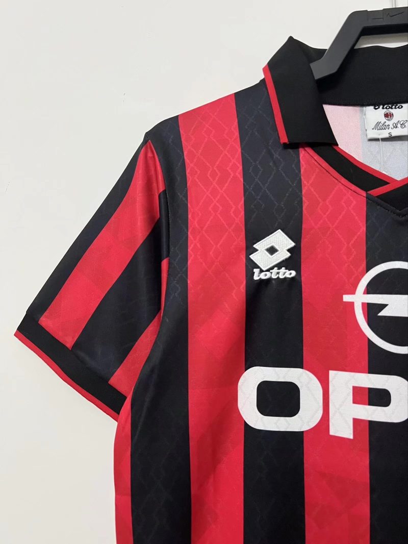 1995-1996 AC Milan home short sleeves