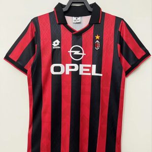 1995-1996 AC Milan home short sleeves